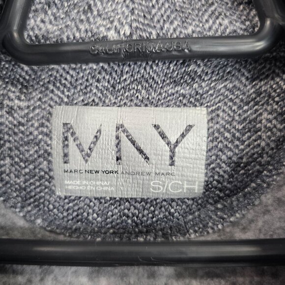 Womens Marc New York Andrew Marc Gray Full Zip Jacket Polyester Chest Pocket S - Picture 2 of 8